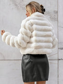 Casaco Felpudo Feminino para Inverno - Lumi Givre®