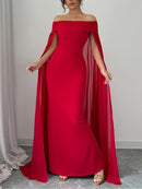 Vestido Longo Clássico Voile de Lumière  - DrèssChic®