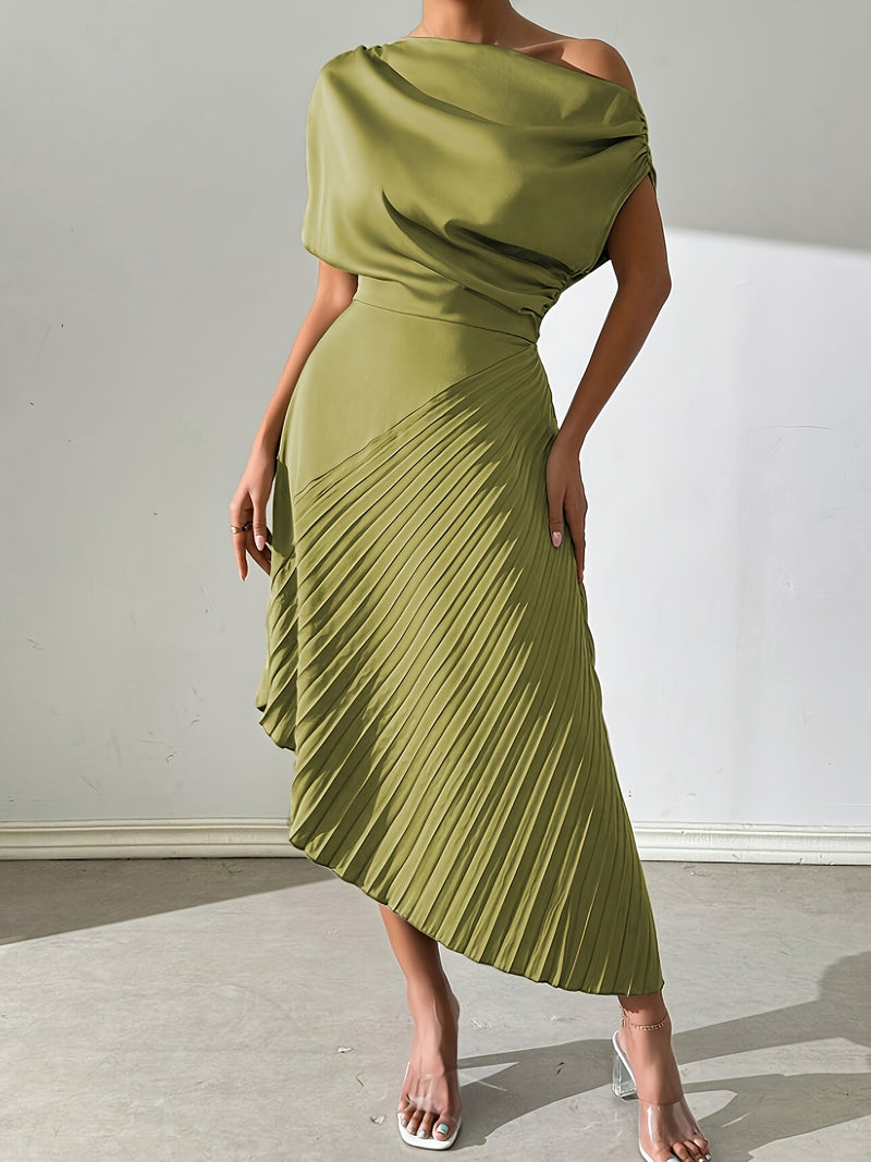 Vestido Elegante Ombro a Ombro - Beauté Asymétrique®