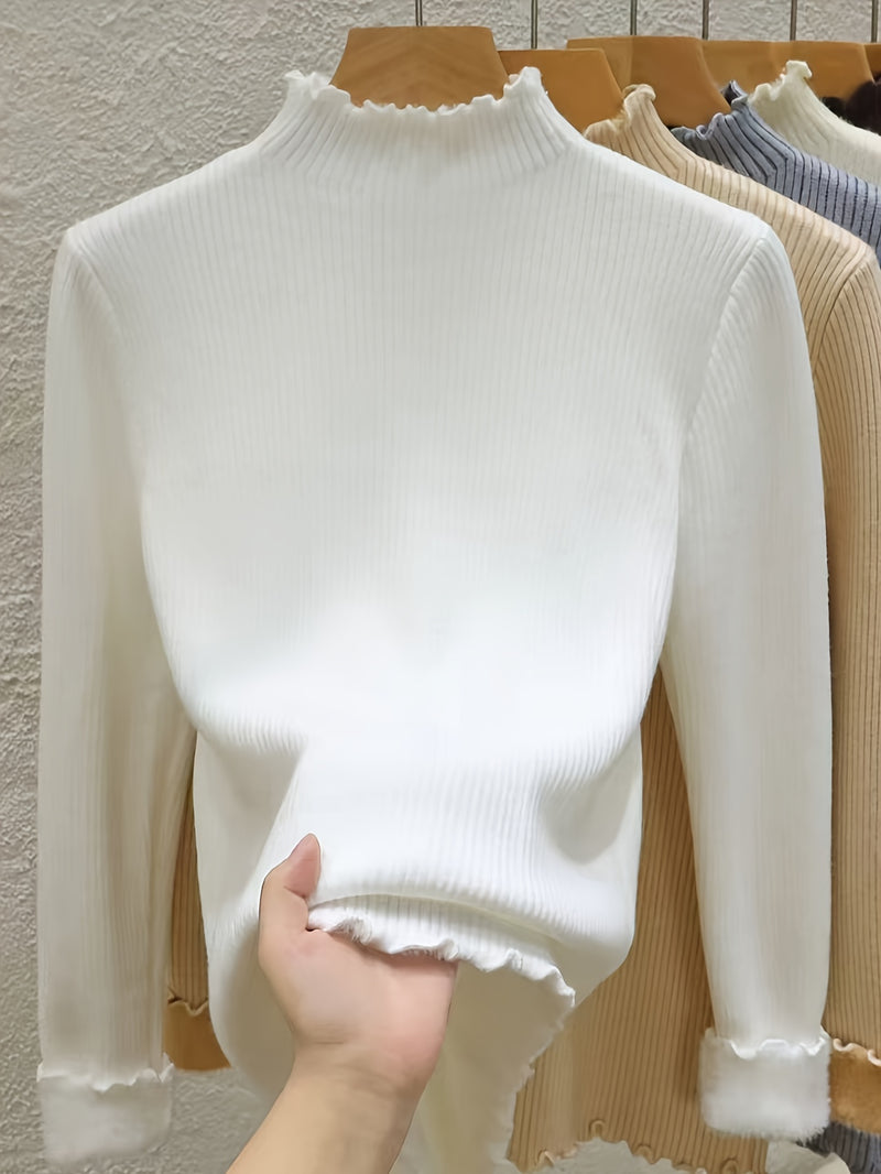 Suéter Feminino Forrado de Lã - Winter Embrace®