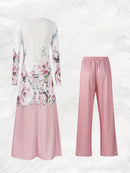 Conjunto Longo Sofisticado de Helanca - Rosée Fleurie®