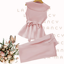 Conjunto Feminino Chique e Sofisticado - Satin Rosé®