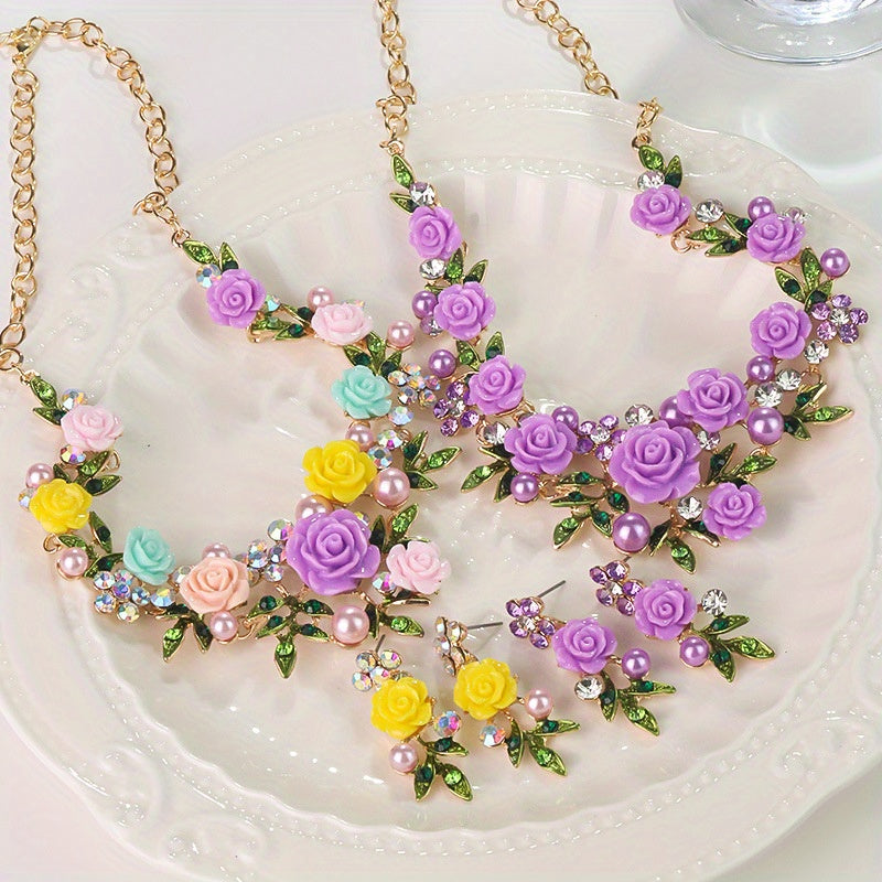 Conjunto Bijou Floral HappyFleur® - Éssence