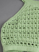 Vestido Pistache Tricot - DrèssChic