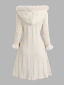 Casaco Longo Feminino de Inverno - Ivory Frost®