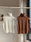 Cardigan Feminino sem Manga - Wool Whisper Knot®