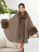 Poncho Feminino de Inverno - Reine de Neige®