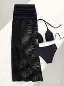 Biquíni e Saia Blue Mermaid - SoleilChic