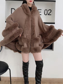 Poncho Feminino de Inverno - Miel d'Hiver®