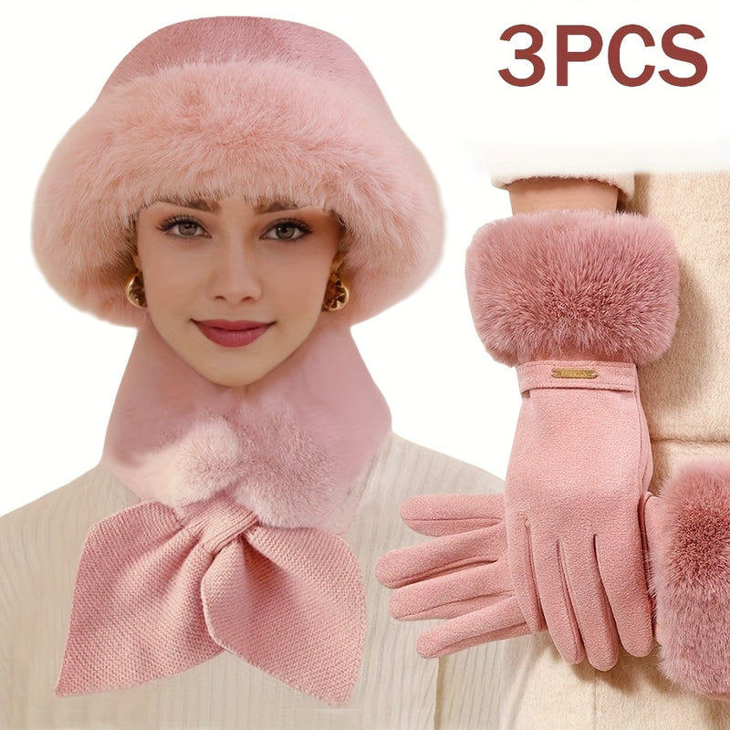 Trio de Inverno de Lã e Pele - Pelúcia d’Alma®