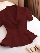 Colete com mangas Feminino Alfaiataria Premium  - HarmonyChic®