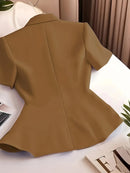 Colete com mangas Feminino Alfaiataria Premium  - HarmonyChic®