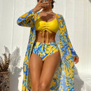 Biquíni e Saída Yellow Island - SoleilChic