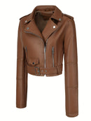 Jaqueta Biker Curta Feminina - Sleek Biker®