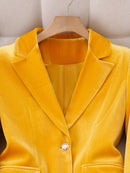 Terninho Feminino Aveludado e Luxuoso - Velours Majestueux®