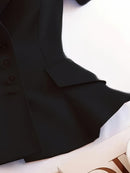 Colete com mangas Feminino Alfaiataria Premium  - HarmonyChic®