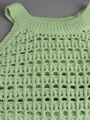 Vestido Pistache Tricot - DrèssChic