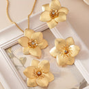 Conjunto Bijou Floral Fleur d’Or® - Éssence