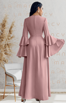 Vestido Longo Acetinado Aurora Belle - DrèssChic