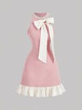 Vestido Curto Sem Manga - Cutie Pearly Bow®