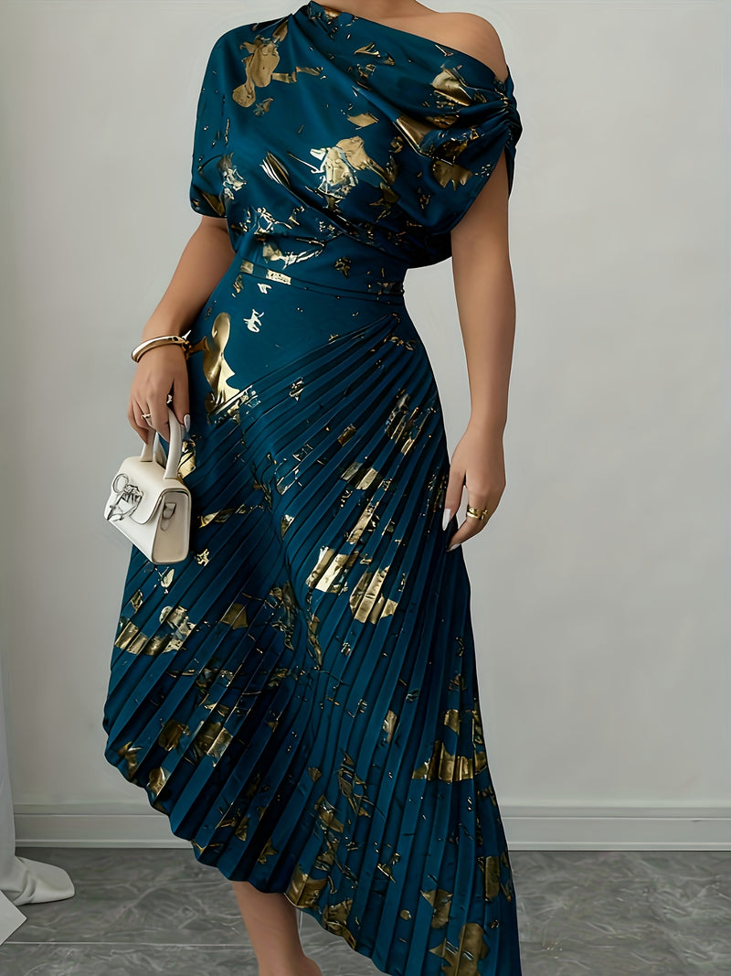 Vestido Elegante Ombro a Ombro - Beauté Asymétrique®