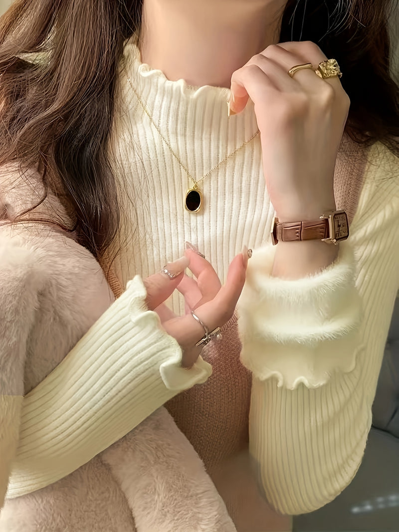 Suéter Feminino Forrado de Lã - Winter Embrace®