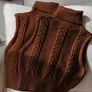 Cardigan Feminino sem Manga - Wool Whisper Knot®