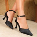 Sapato de Salto de Cetim Elegante Feminino - Serene Grace®