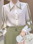 Conjunto Camisa e Calça Poliester - OliveChic®