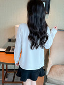 Camisa de Seda com Strass - ChemissChic®