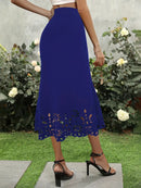 Saia Cintura Alta de Renda Jéssica - JupeChic