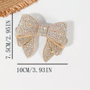 Scarpin de Verniz com Laço de Strass Apricot Shine® - PasChic