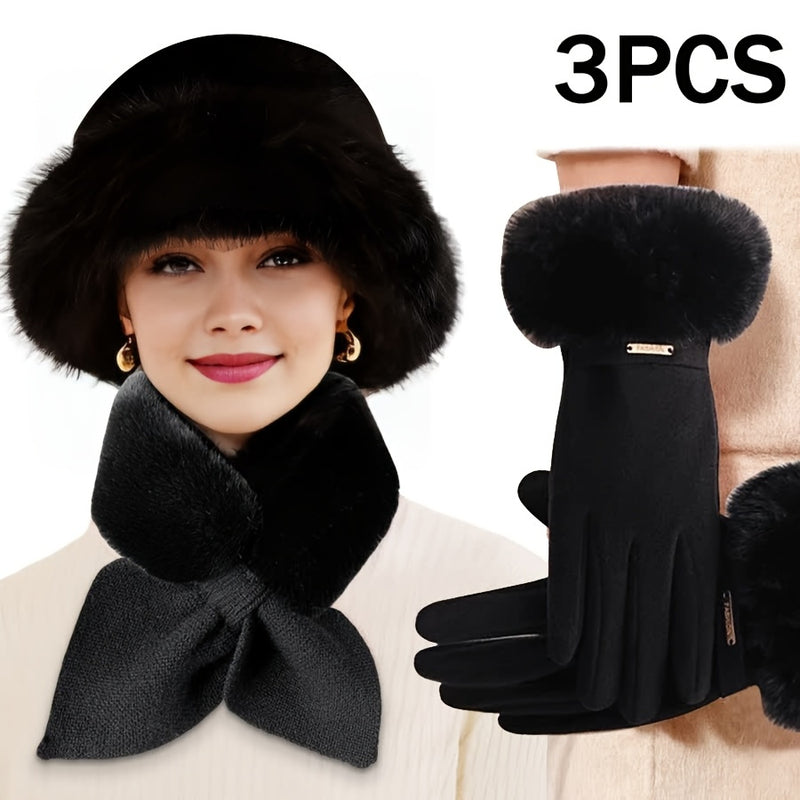 Trio de Inverno de Lã e Pele - Pelúcia d’Alma®
