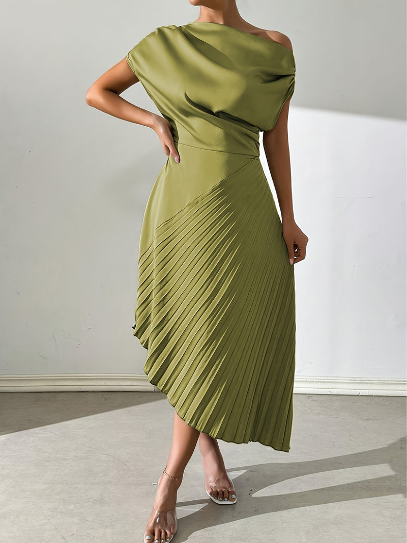 Vestido Elegante Ombro a Ombro - Beauté Asymétrique®