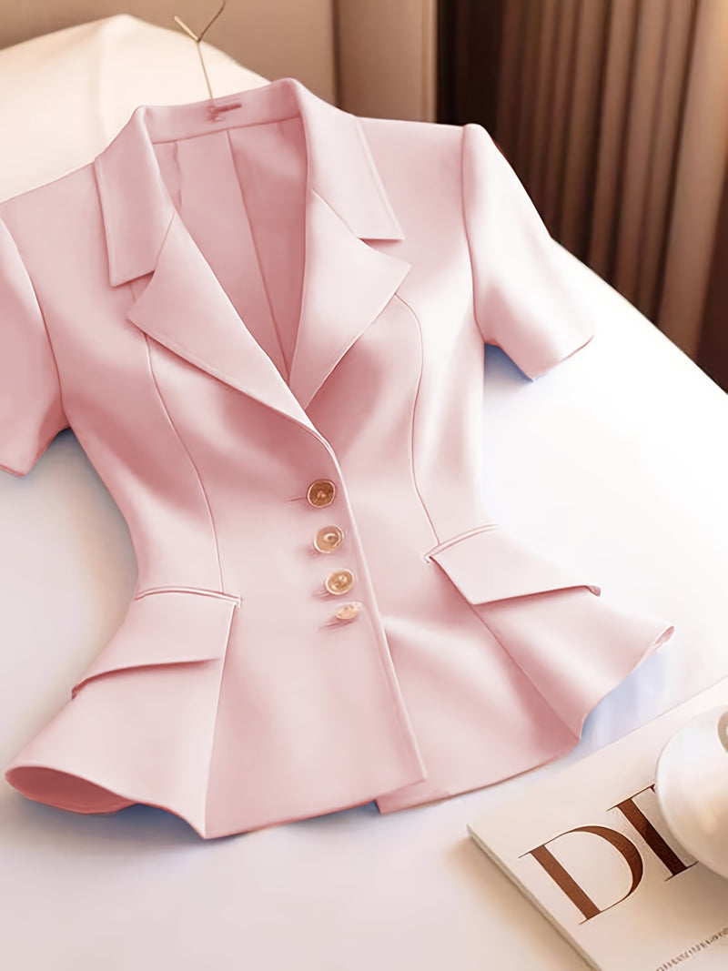 Colete com mangas Feminino Alfaiataria Premium  - HarmonyChic®