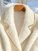 Casaco Feminino Elegante Peluciado - Royal Lumière®