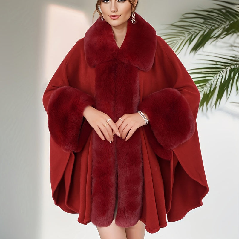 Poncho Feminino de Inverno - Reine de Neige®