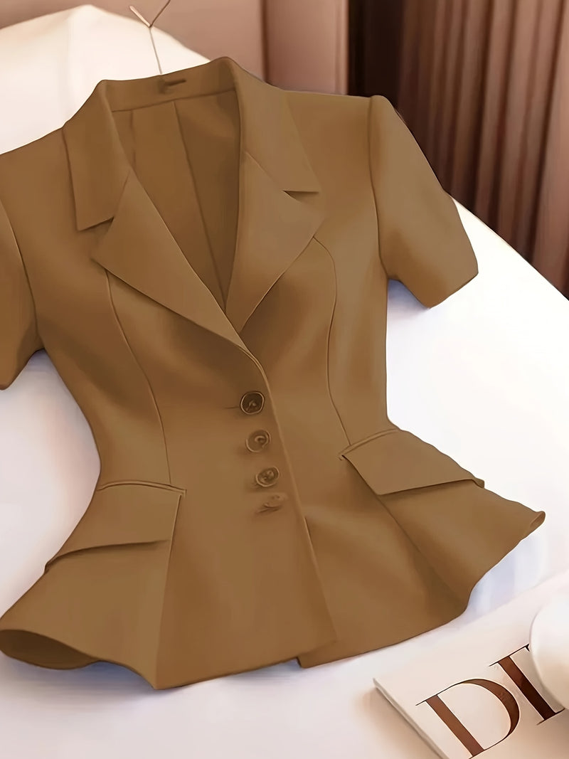 Colete com mangas Feminino Alfaiataria Premium  - HarmonyChic®