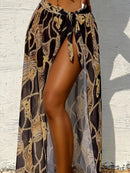 Biquíni e Saia Savage Gold - SoleilChic