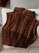 Cardigan Feminino sem Manga - Wool Whisper Knot®