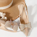 Scarpin de Verniz com Laço de Strass Apricot Shine® - PasChic