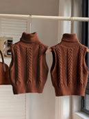 Cardigan Feminino sem Manga - Wool Whisper Knot®