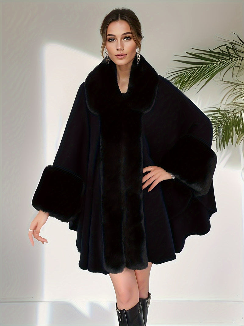 Poncho Feminino de Inverno - Reine de Neige®