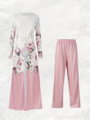 Conjunto Longo Sofisticado de Helanca - Rosée Fleurie®