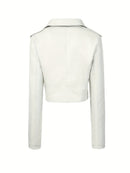 Jaqueta Biker Curta Feminina - Sleek Biker®