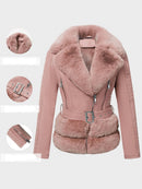 Jaqueta Feminina de Couro e Pele - Realeza Urbana®