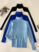 Kit 4 Blusas Cacharrel Feminina Gola Alta - Classic Mood®