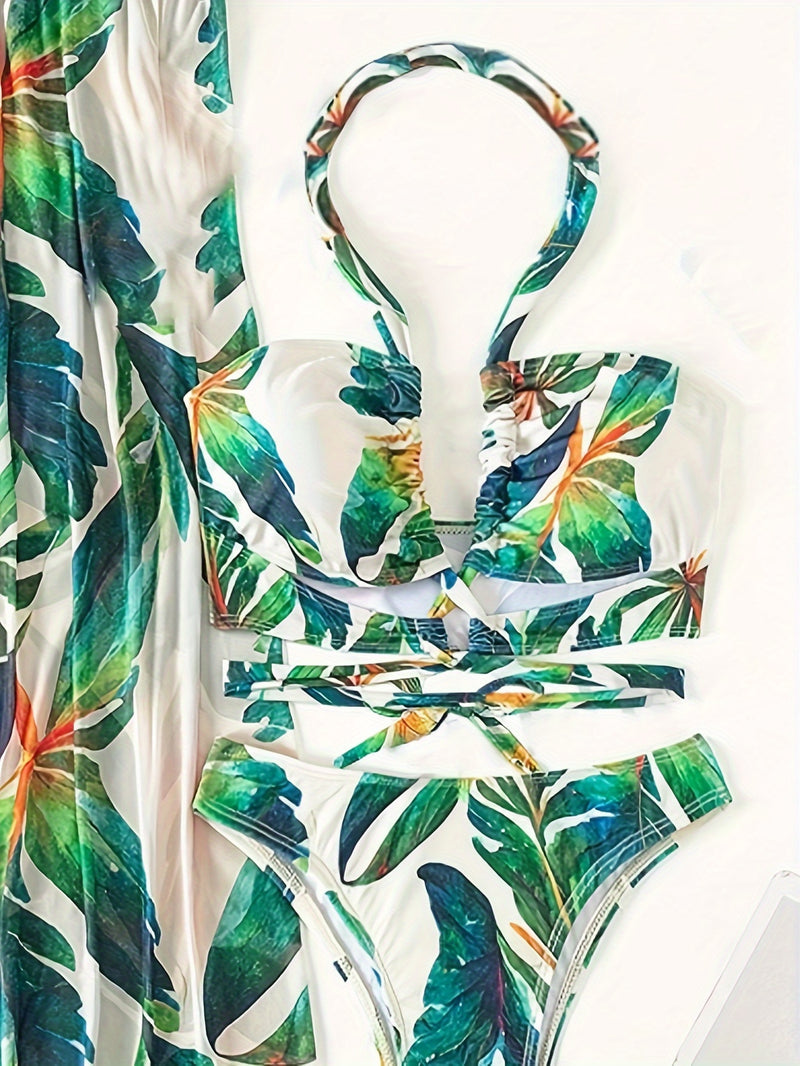 Biquíni e Saia Tropical Paradise - SoleilChic