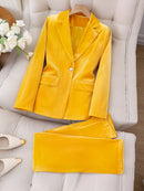 Terninho Feminino Aveludado e Luxuoso - Velours Majestueux®