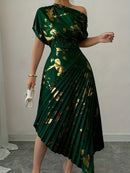 Vestido Elegante Ombro a Ombro - Beauté Asymétrique®